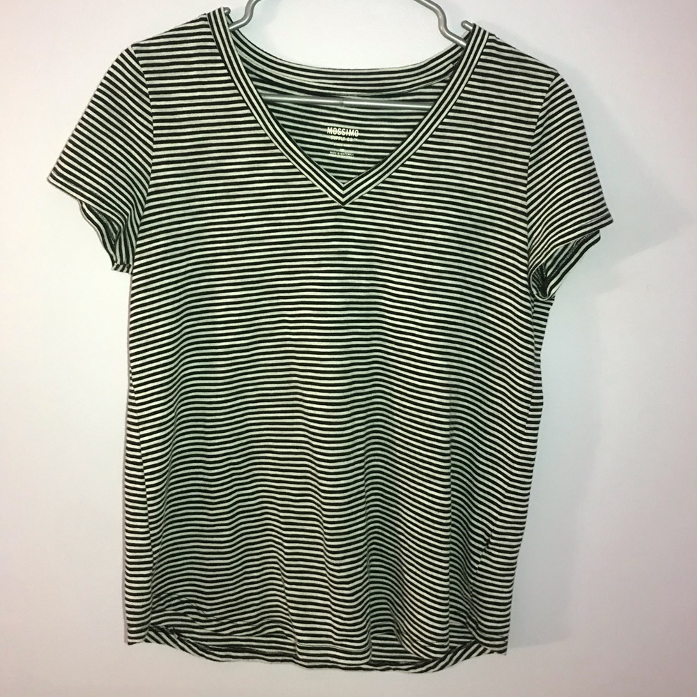Striped short sleeve tee